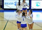 VB vs UMass Boston  Wheaton Women’s Volleyball vs UMass Boston. - Photo by Keith Nordstrom