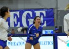 VB vs UMass Boston  Wheaton Women’s Volleyball vs UMass Boston. - Photo by Keith Nordstrom