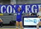 VB vs UMass Boston  Wheaton Women’s Volleyball vs UMass Boston. - Photo by Keith Nordstrom