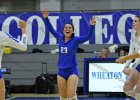 VB vs UMass Boston  Wheaton Women’s Volleyball vs UMass Boston. - Photo by Keith Nordstrom